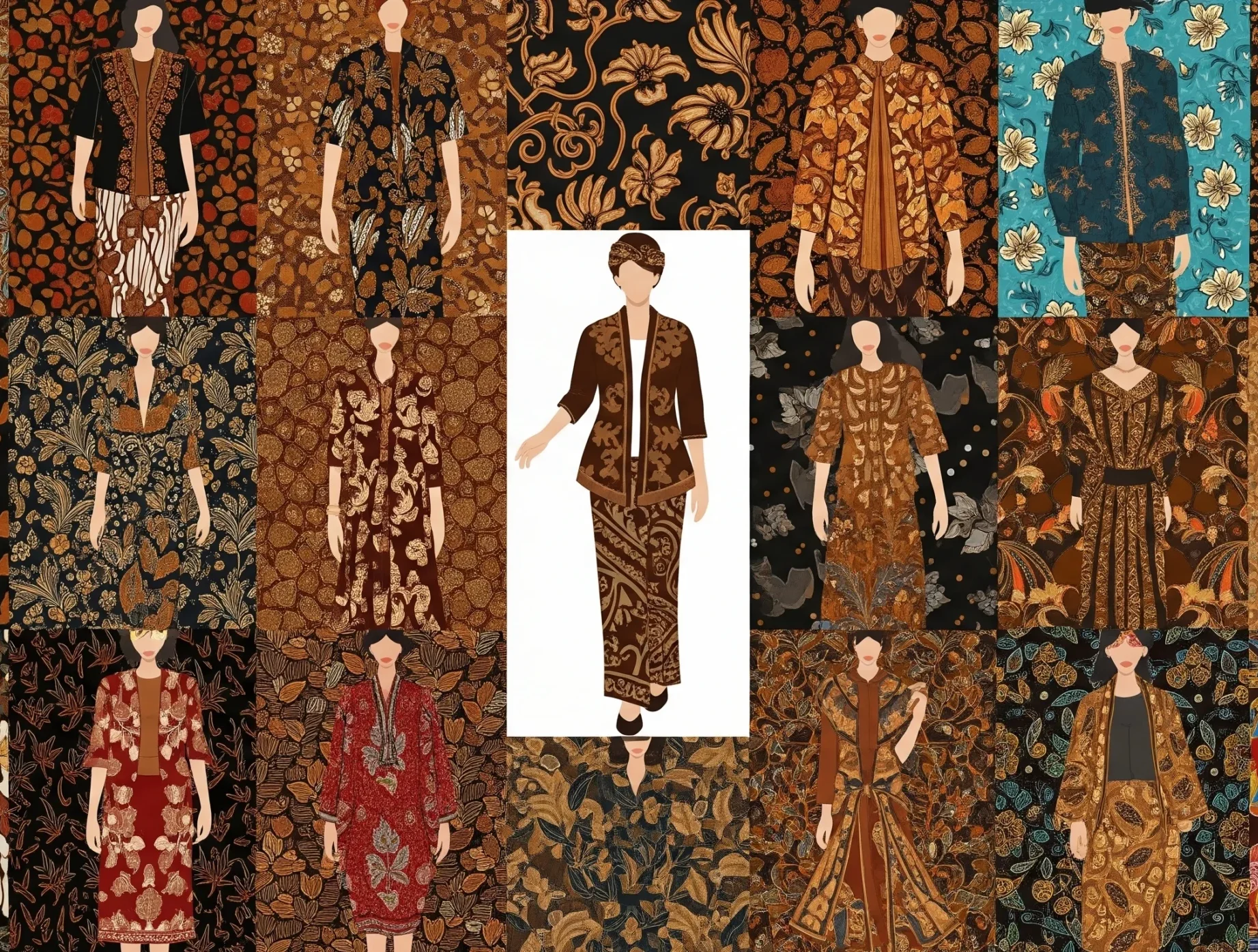 baju batik nusantara